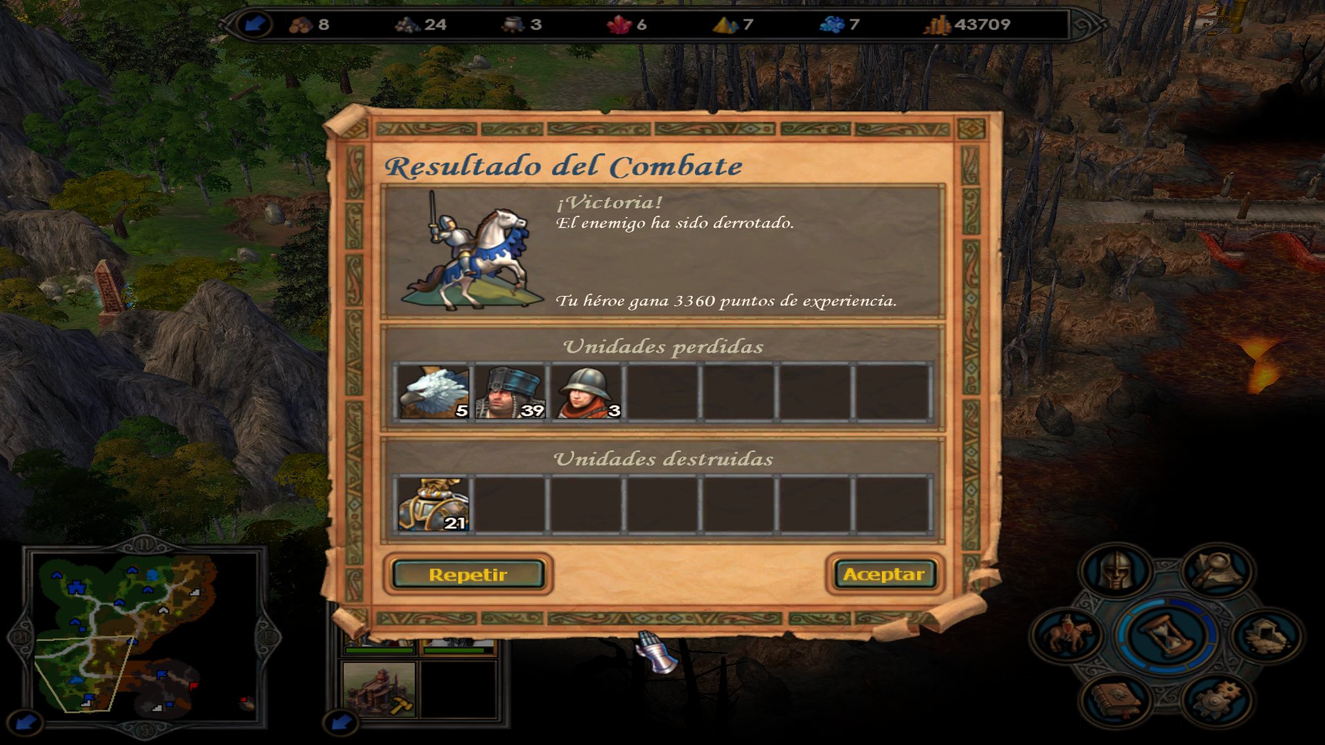 Pantallazo de Heroes of Might and Magic V para PC